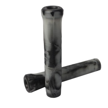 Грипсы для трюкового самоката Ethic Slim Grips Glow / Black mix (Черные / Прозрачные)