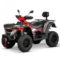 Электроквадроцикл GreenCamel Сахара A10К 4x4 Monster (3950W 126Ah 50 км/ч) блокировка, красный